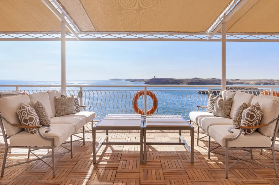 Steigenberger Omar El Khayam Lake Nasser Cruise Sundeck