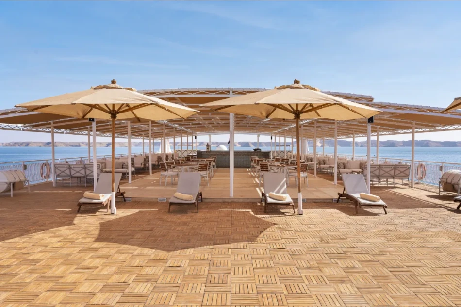 Steigenberger Omar El Khayam Lake Nasser Cruise Sundeck