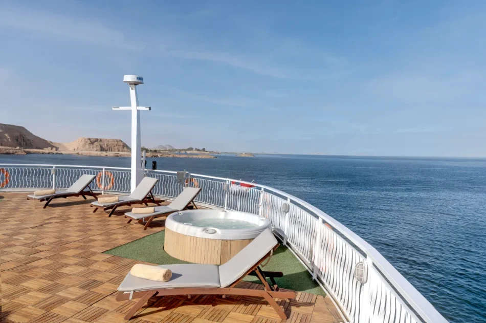 Steigenberger Omar El Khayam Lake Nasser Cruise Sundeck